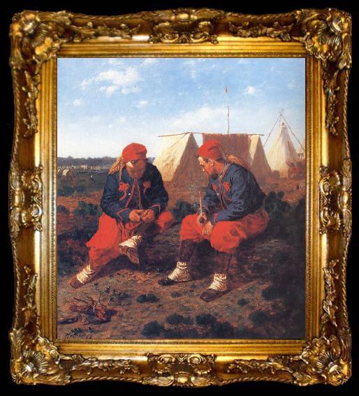 framed  Winslow Homer The Briarwood Pipe, ta009-2